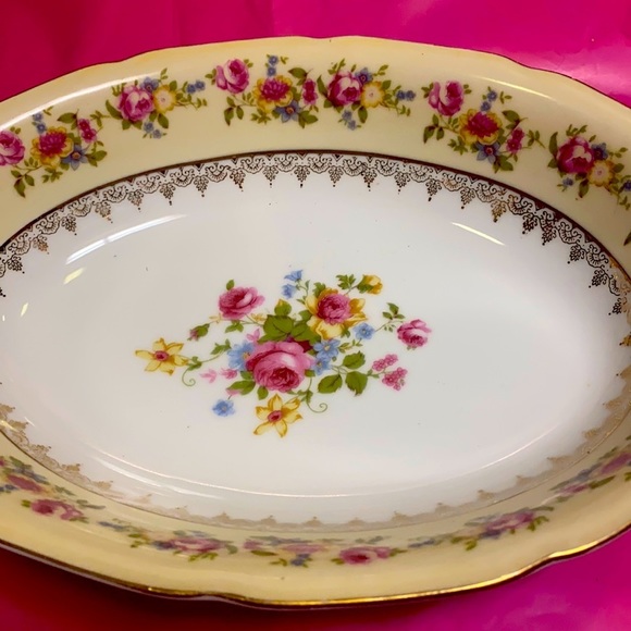 Gold Castle Other - Occupied Japan Serving Bowl